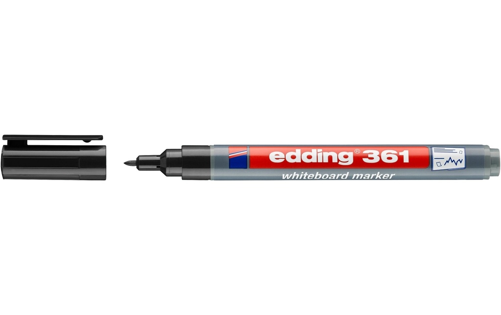 EDDING Marqueur tableaux 361 noir