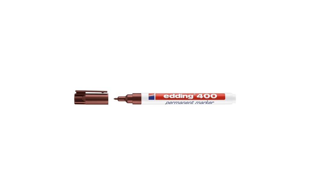 EDDING Marqueur permanent 400 brun
