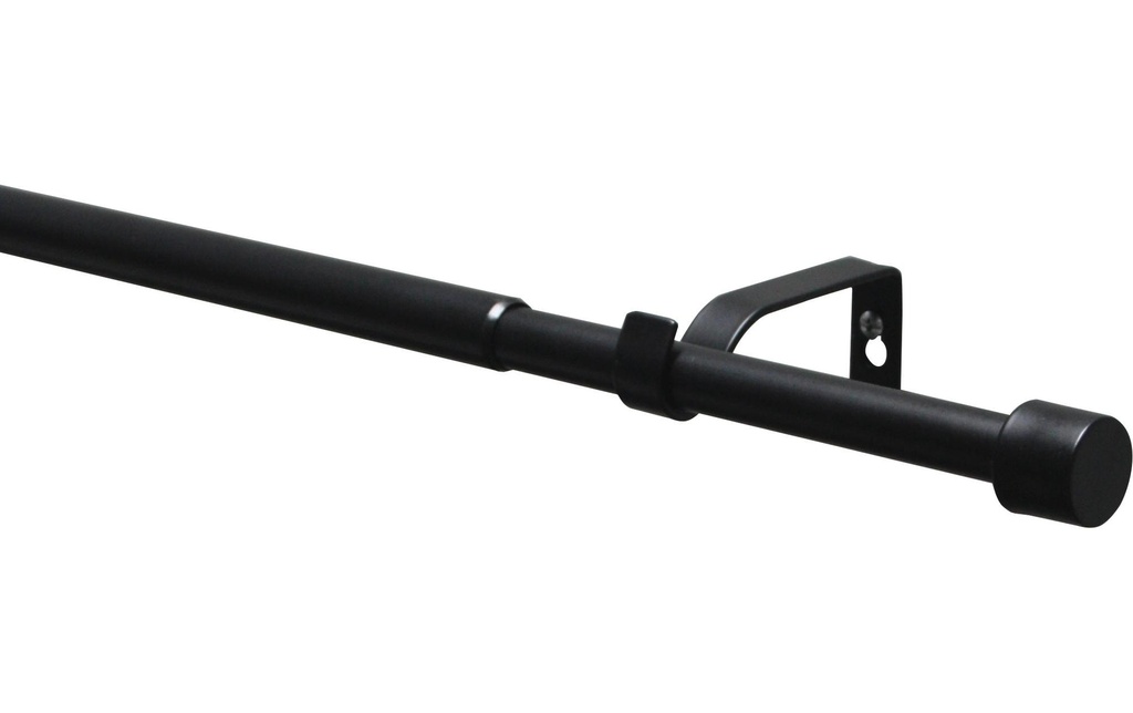 Gardinia Tringle de rideau Kit Kos Cap 1 rail 19/16 mm 120-210 cm