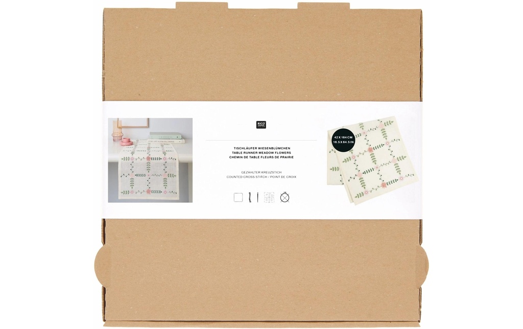 Rico Design Set de broderie Fleur des prés
