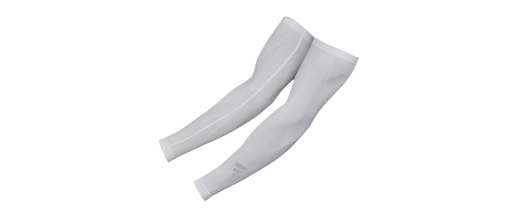 adidas Compression Arm Sleeves Blanc, S-M