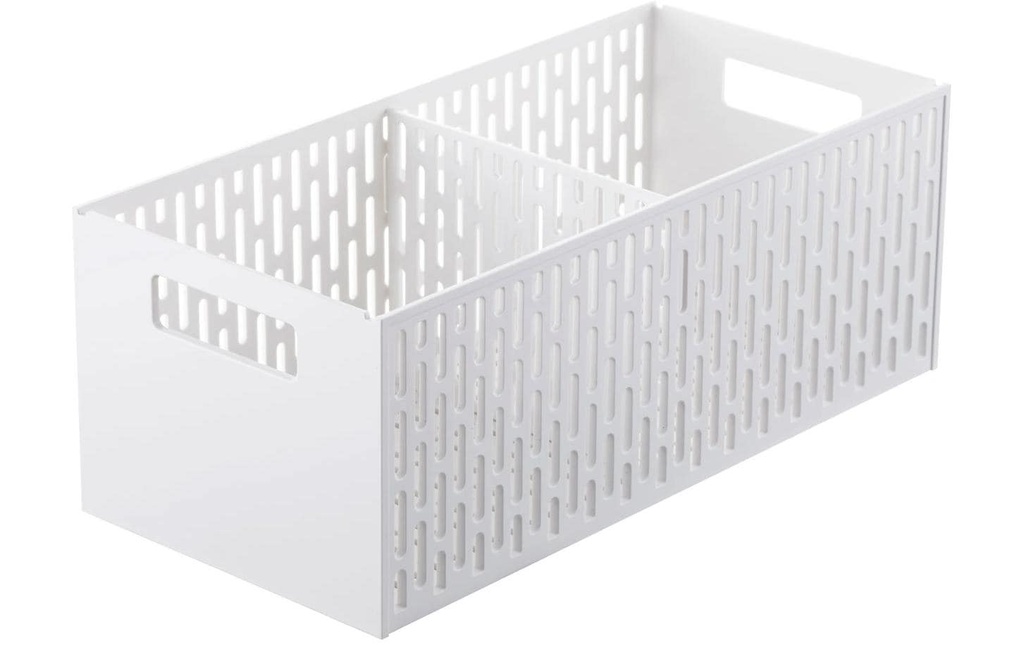 Yamazaki Panier de rangement Tour 15.3 x 32 x 12.2 cm, Blanc