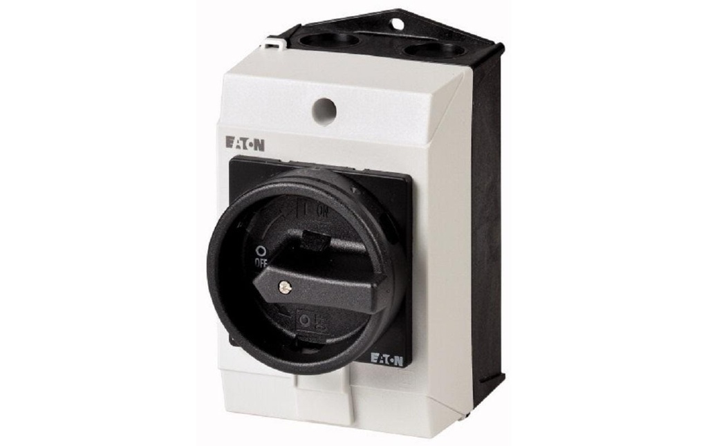 Eaton Interrupteur principal 1 pôles, 20 A T0, Noir