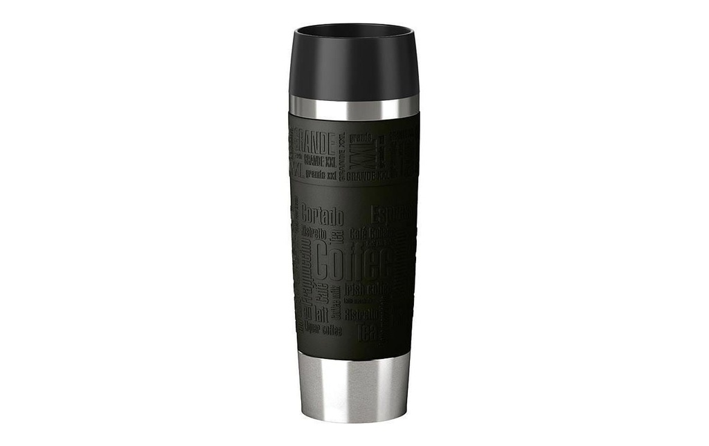 Emsa Gobelet isotherme Travel Mug Grande 500 ml, Noir