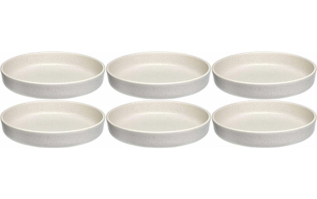 LEONARDO Assiettes pour le petit-déjeuner et à dessert Roma 6 Pièce/s,Crème