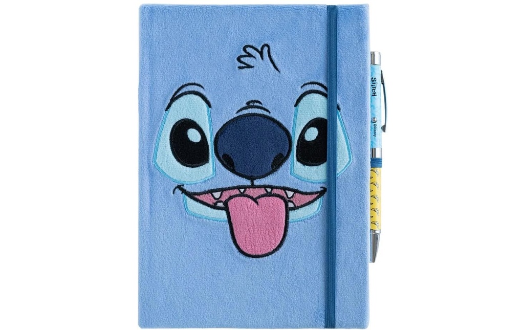 Grupo Erik Bloc-notes Stitch A5, Pois, Bleu foncé