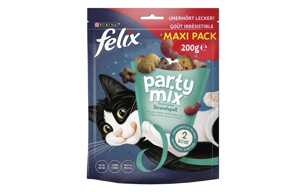 Felix Collation pour chat Party Mix Plaisir de la plage, 200 g