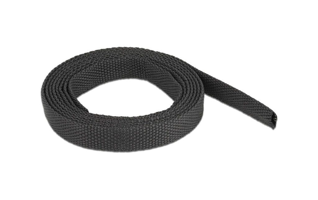 Delock Manchon en tissu thermorétractable 2 m x 6 mm Noir