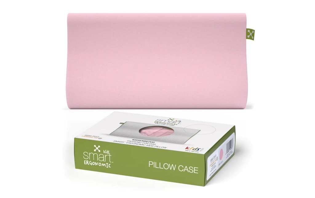 Smartsleep Taie d’oreiller Smart Kids Ergonomic 50 x 32 cm, Rose