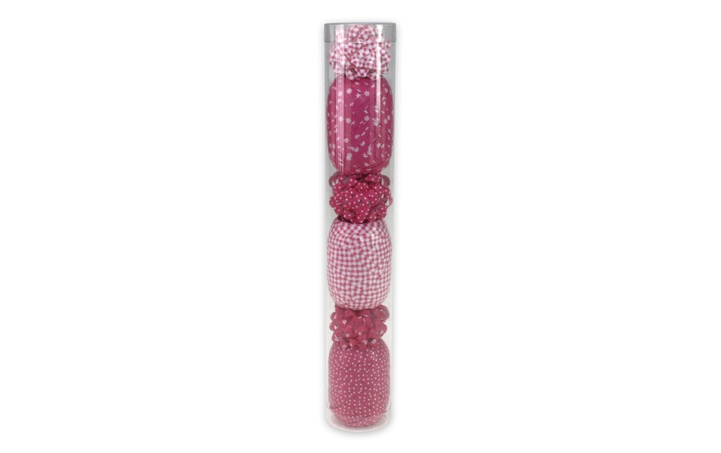 Pattberg Ruban cadeau Set de mélange de motifs Ensemble, 9 pièces, Rose