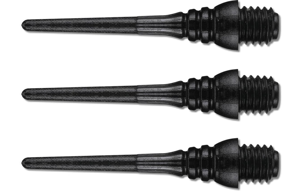Winmau Pointes de fléchettes Triton, Noir, 50 pièces