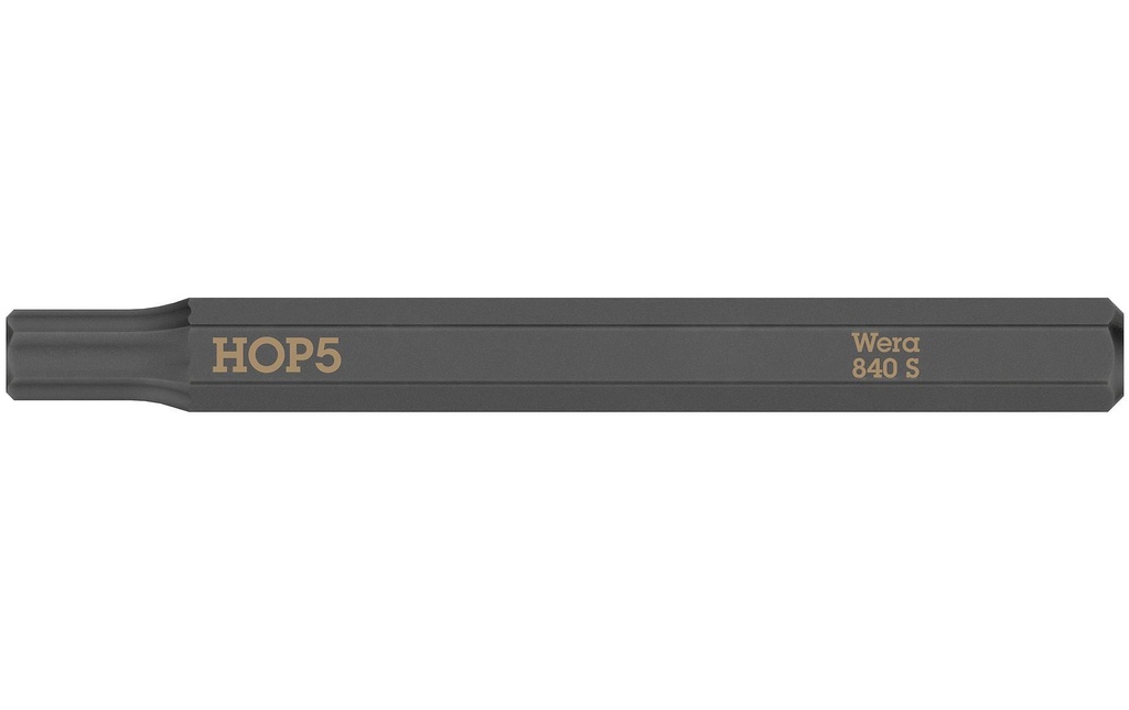 Wera Embout 840 S Hex-Plus six pans creux 5 mm, 1 Pièce/s pièce(s)