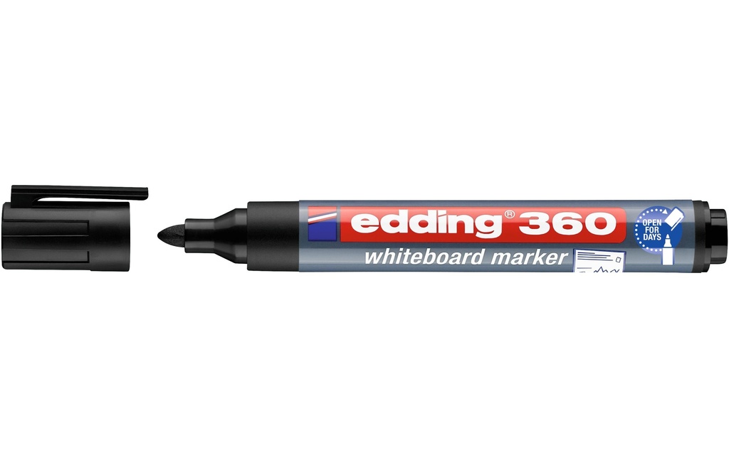 edding Marqueur pour tableau blanc 360 Noir