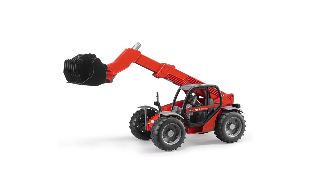 Bruder Spielwaren Véhicule de chantier Manitou Chargeur télescopique MLT 633