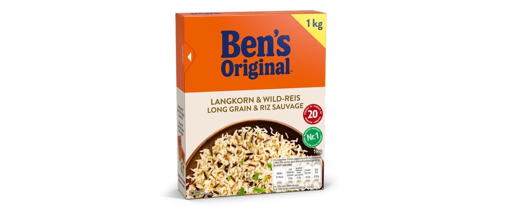 Ben's Original Riz long grain & sauvage 1 kg