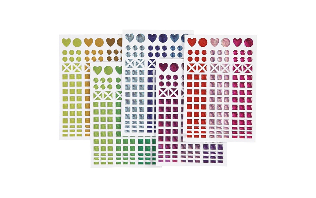 Creativ Company Autocollant 3D Mosaïque 10 feuilles