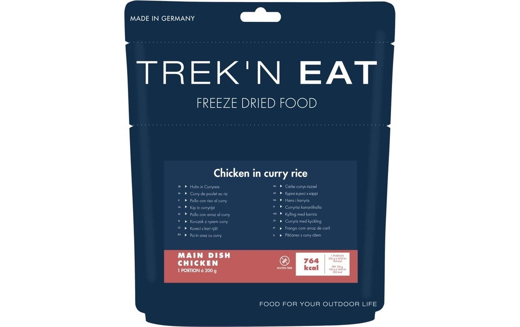Trek 'N Eat Plat principal Curry de poulet au riz