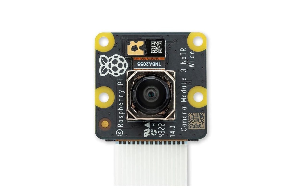 Raspberry Pi Modulo telecamera IR v3 12MP 120 °FoV pour Raspberry Pi 5
