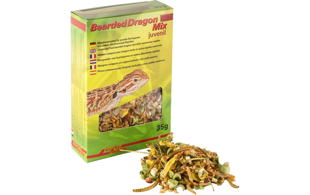 Lucky Reptile Aliment principal Bearded Dragon Mix Juvenil, 35 g