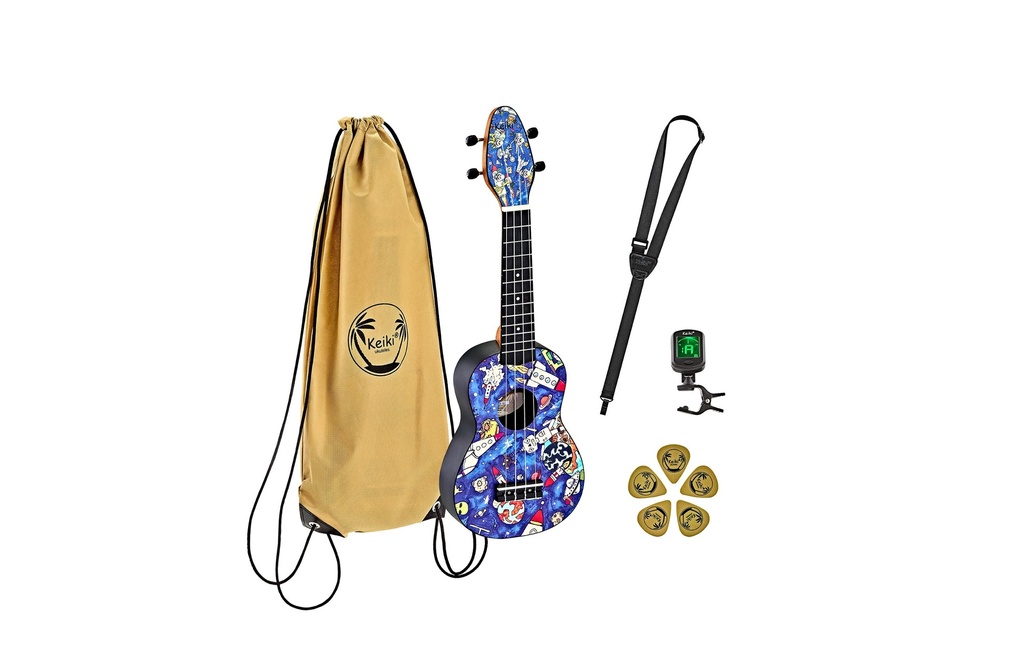 Ortega Guitars Ukulélé Keiki Package K2-SP – Spaceman