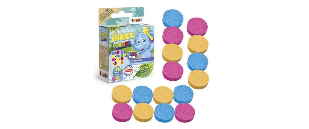 Craze Plaisir dans la baignoire Gouttes de bain Inkee 16 Pièce/s