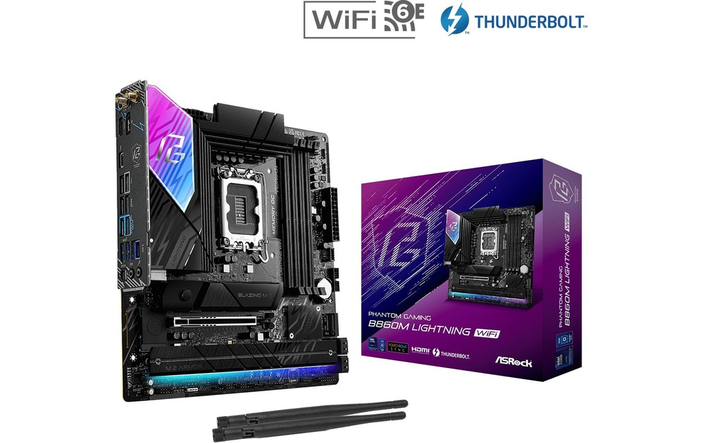 ASRock Carte mère B860M LIGHTNING WIFI