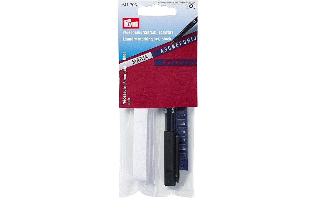 Prym Ensemble de marqueurs pour le linge 4 parties