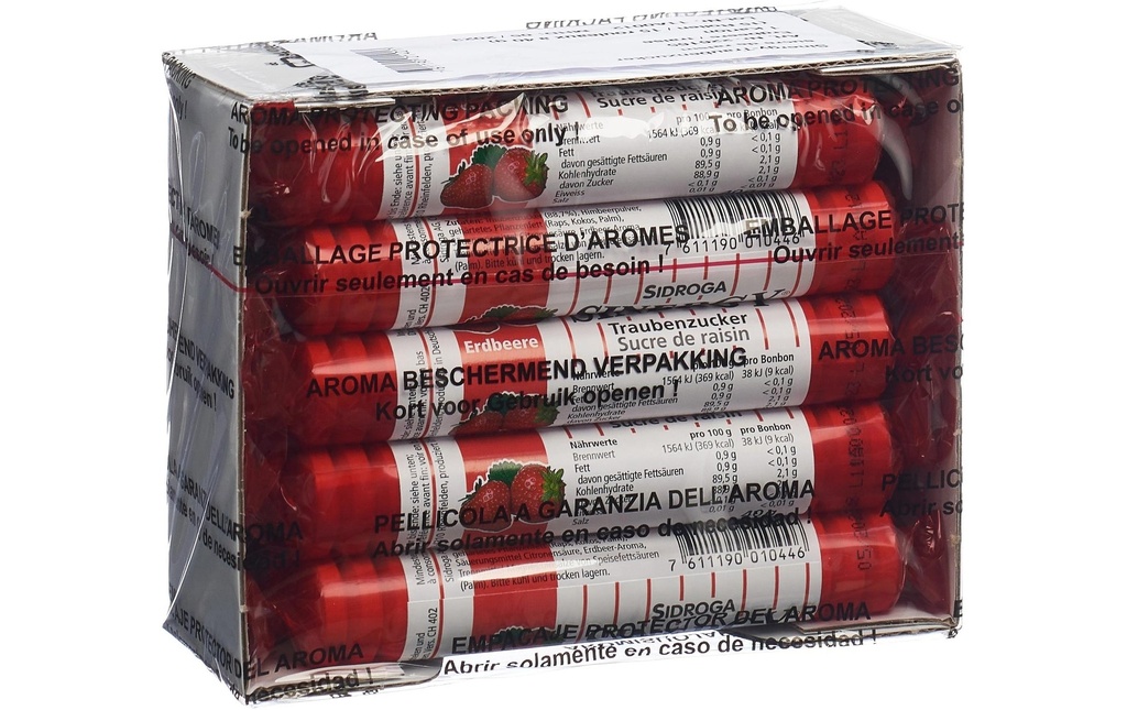 Sinergy Glucose à la fraise 15 x 40 g