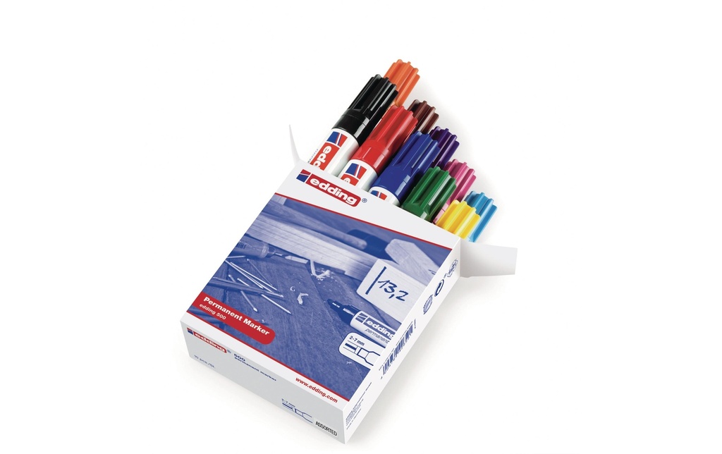 EDDING Marqueur permanent 500 ass. (10 pces)
