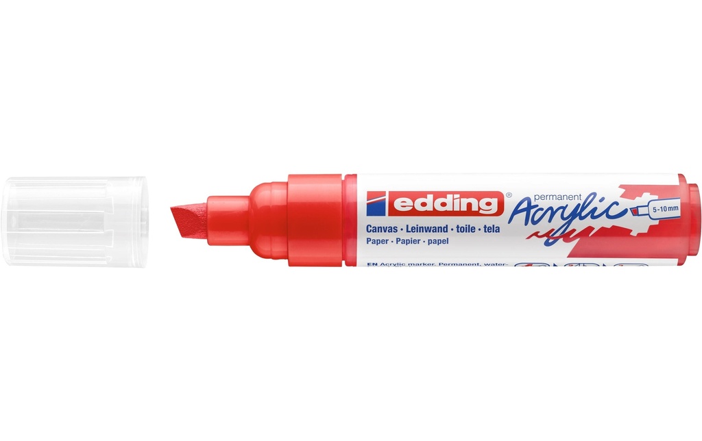 EDDING Marq. acryl. 5000 l. rouge