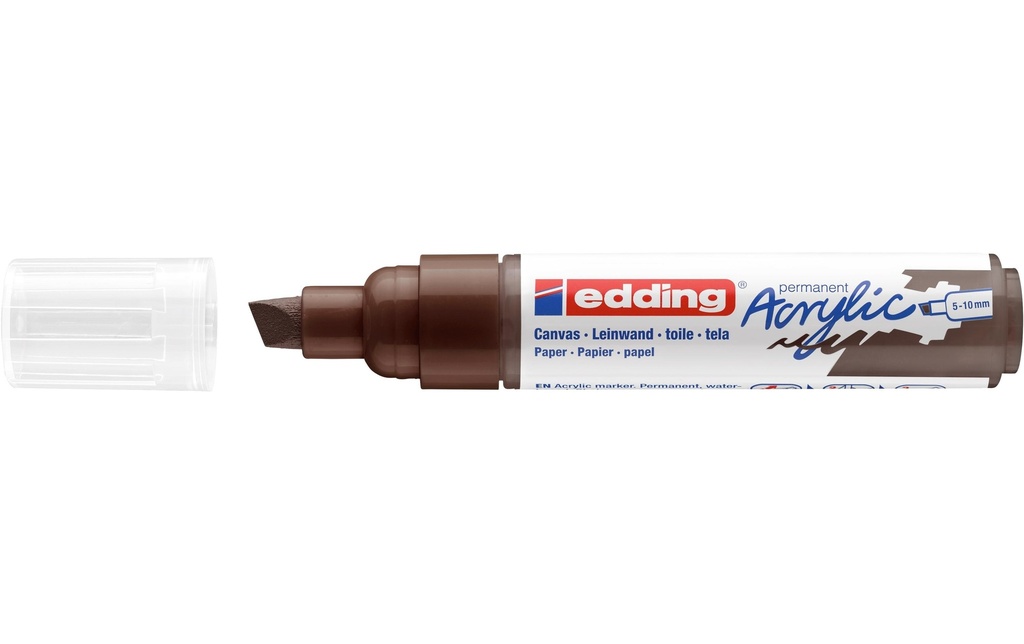 EDDING Marq. acryl. 5000 l. chocolat