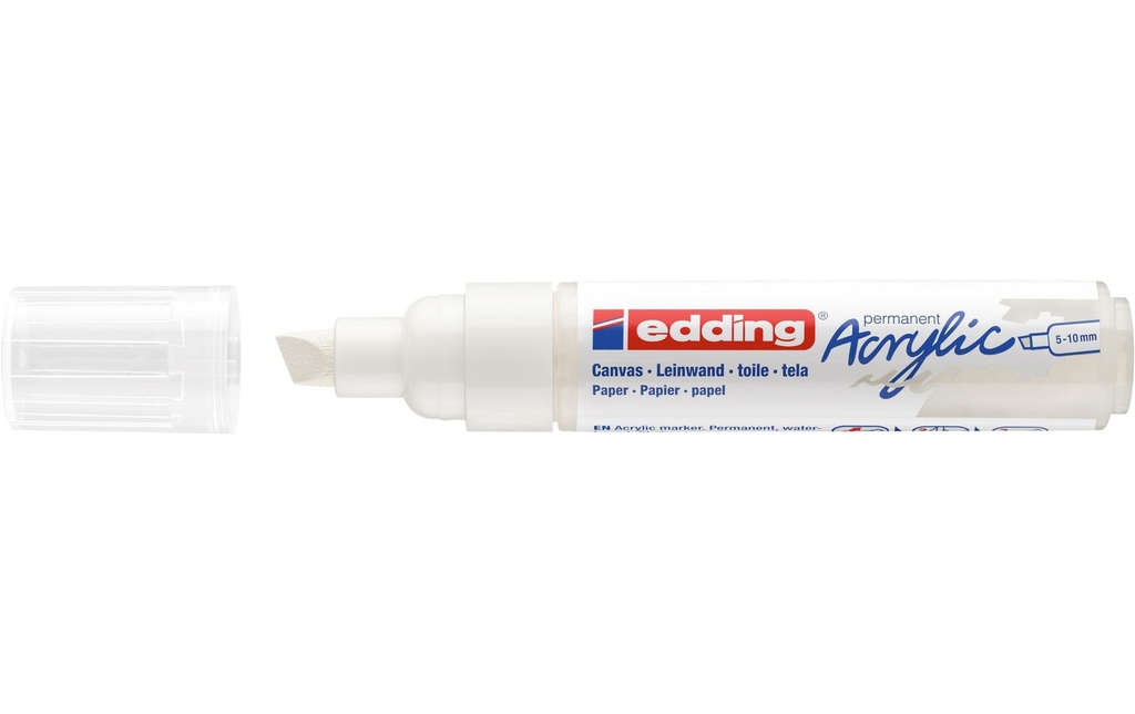 EDDING Marq. acryl. 5000 l. blanc