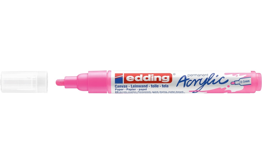 EDDING Marq. acryl. 5100 m. rose fl
