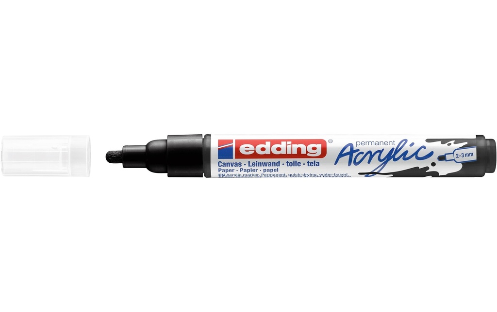 EDDING Marq. acryl. 5100 m. noir