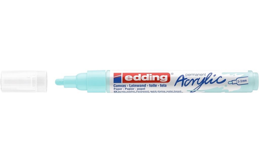 EDDING Marq. acryl. 5100 m. bleu past