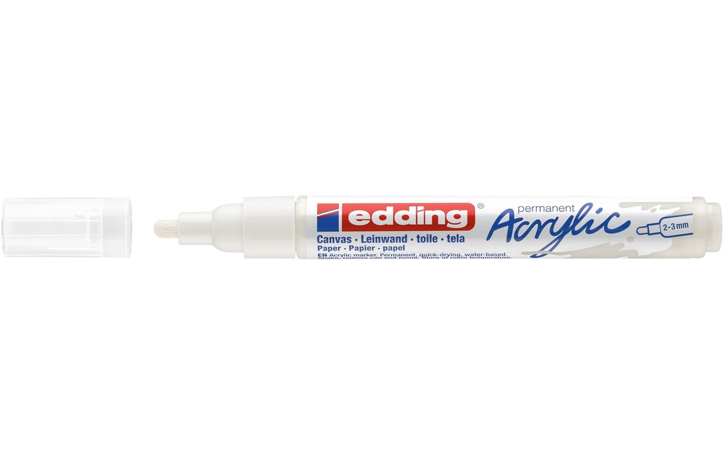 EDDING Marq. acryl. 5100 m. blanc