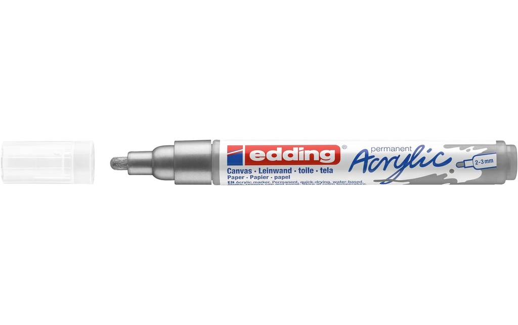 EDDING Marq. acryl. 5100 m. argent