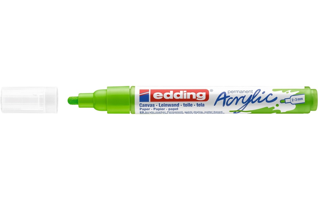 EDDING Marq. acryl. 5100 m. vert jaun