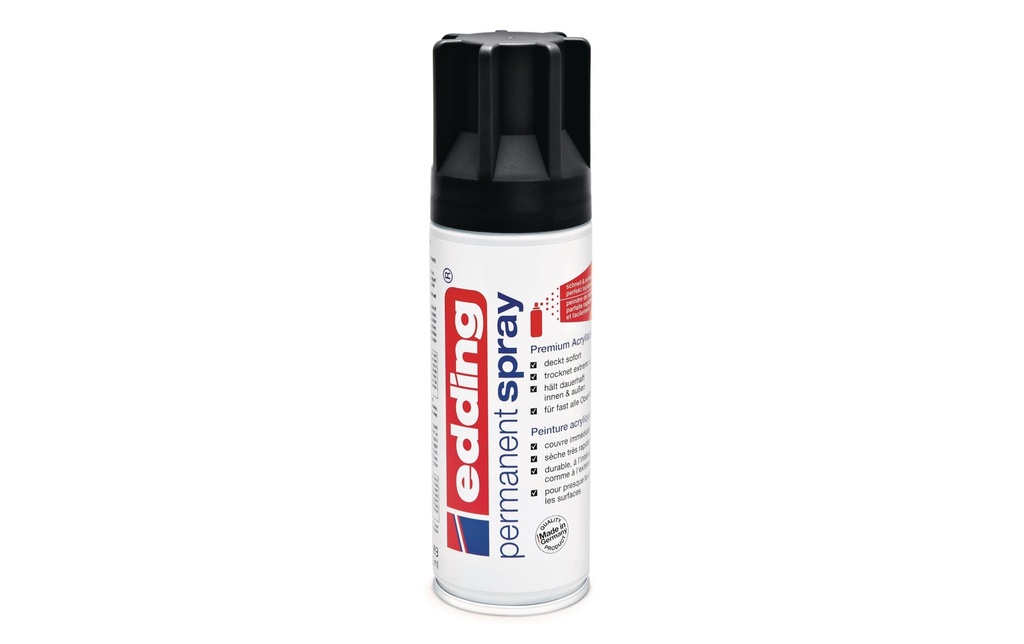 EDDING Acrylla.Spray satiné matt noir (200 pces)