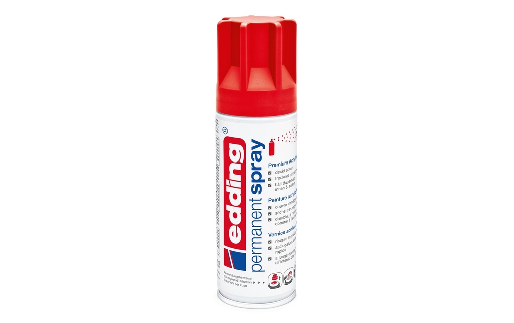 EDDING Acrylla.Spray satiné matt roug (200 pces)