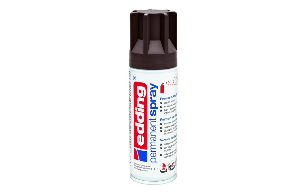 EDDING Acrylla.Spray satiné matt brun (200 pces)