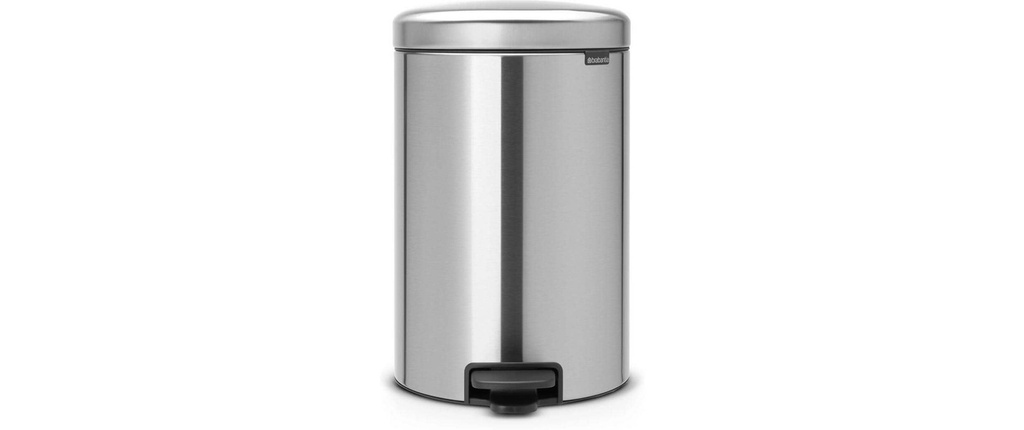 Brabantia Poubelle à pédale NewIcon 20 l, Matt Steel