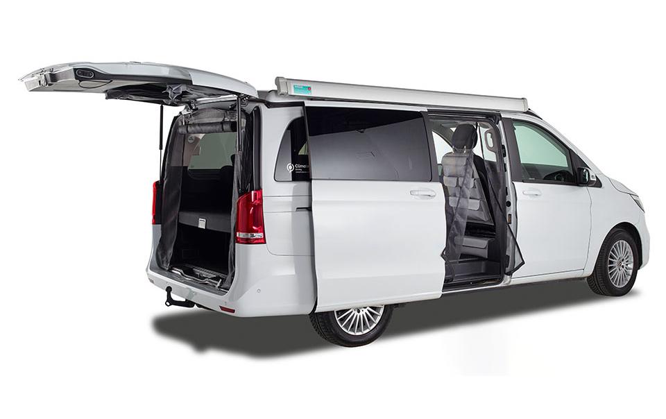 Van Quito Moustiquaire de porte coulissante, aimant RV, fine-mesh