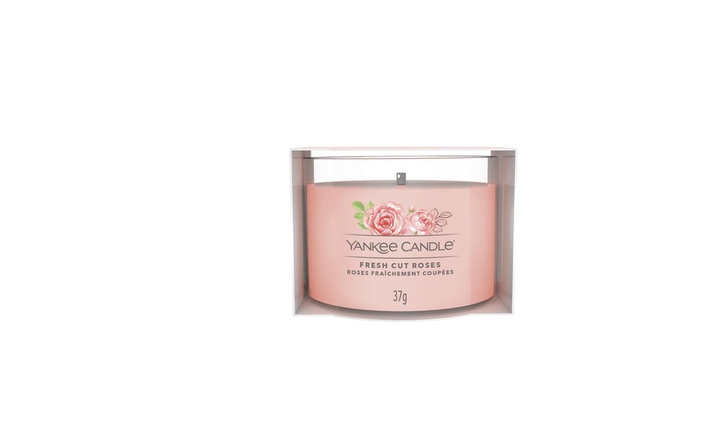 Yankee Candle Signature Bougie parfumée Fresh Cut Roses Signature 37 g