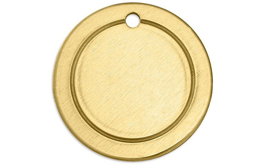 ImpressArt Pendentif en métal Ø 20 mm 7 pièces