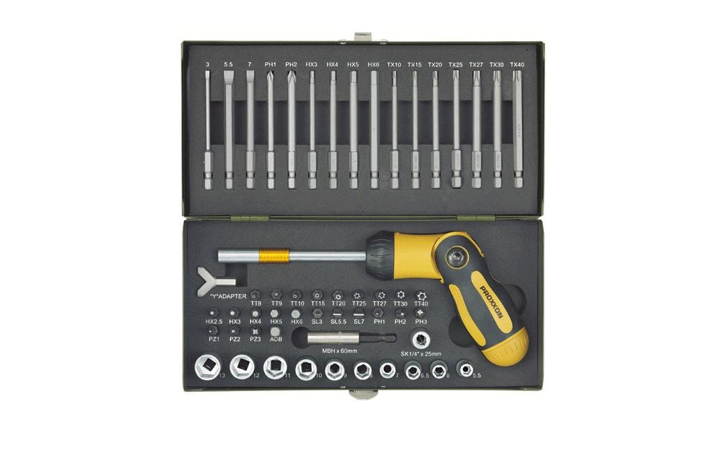 Proxxon Industrial Kits de roues à rochet 54-teilig