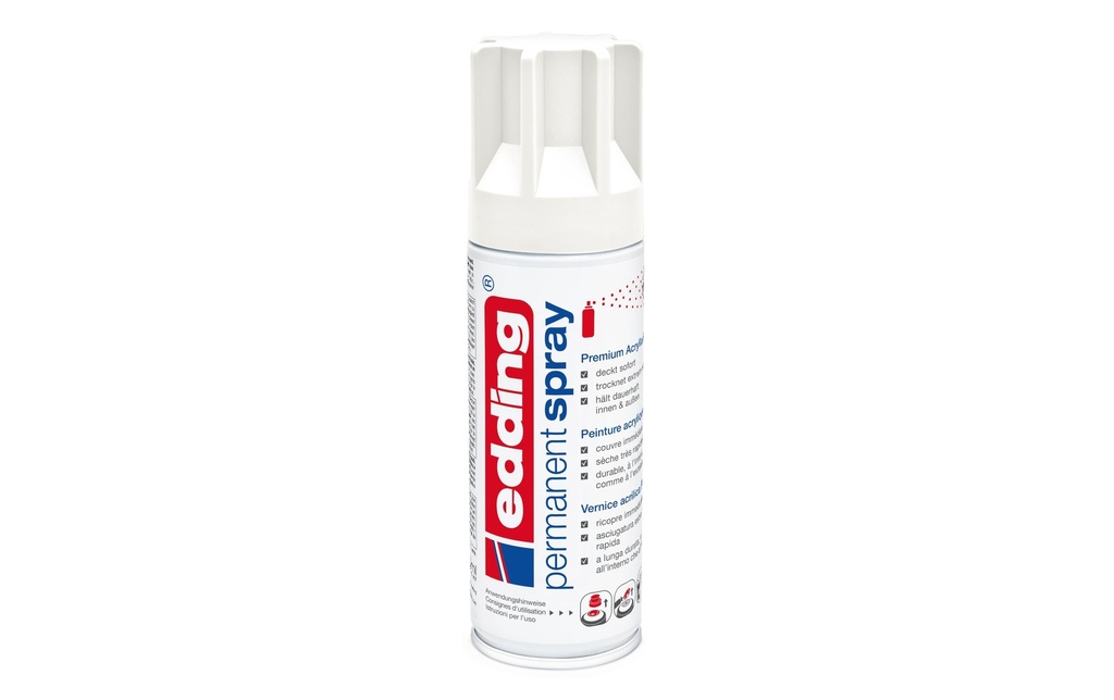 EDDING Acrylla.Spray satiné matt blan (200 pces)
