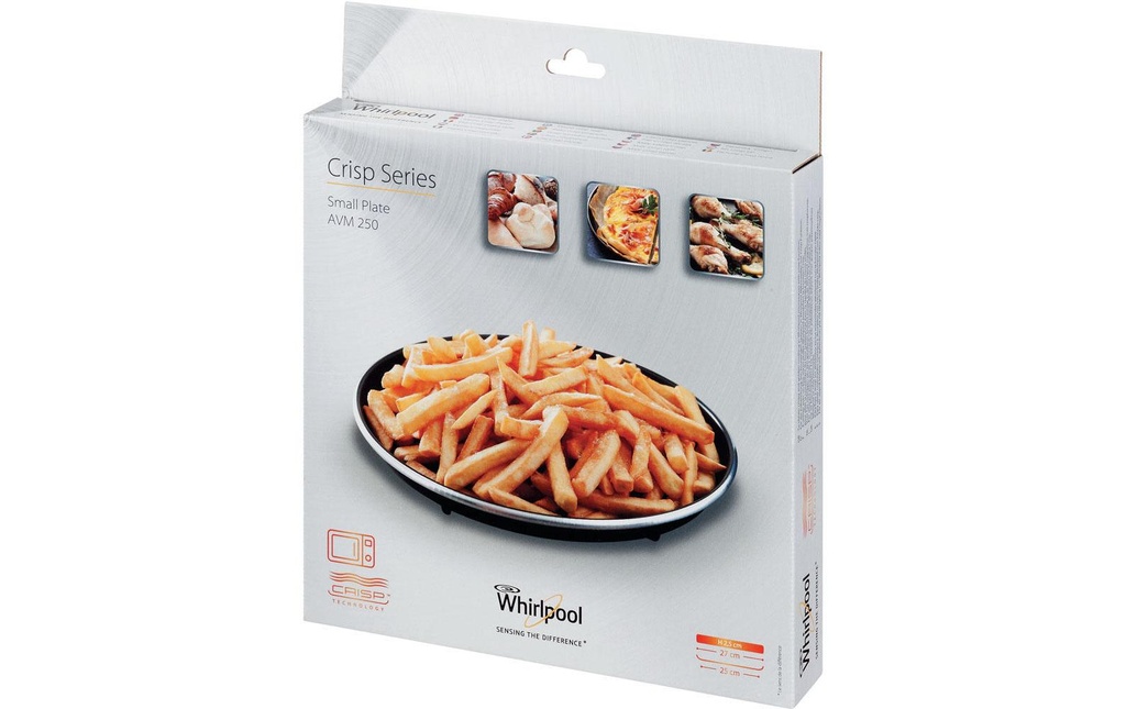 WPro Plat crisp AVM250 Ø 25 cm 27 cm x 27 cm