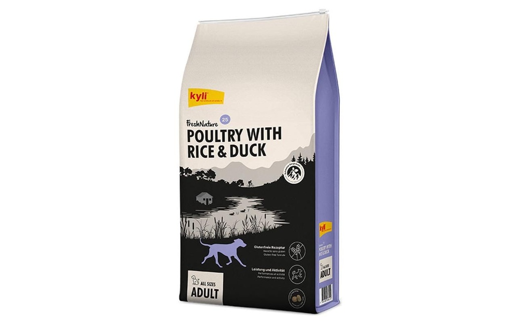 kyli Alimentation sèche FreshNature n° 25 Poultry, 12 kg