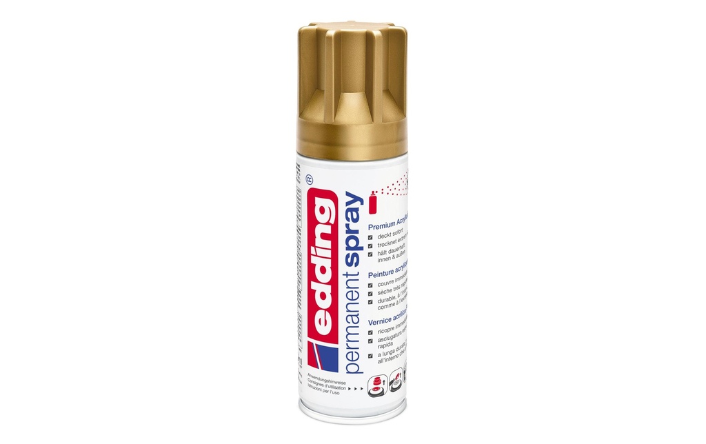 EDDING Acrylla.Spray satiné matt or (200 pces)